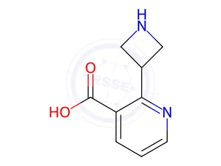 Chemical structure of 2-(Azetidin-3-yl)nicotinic acid