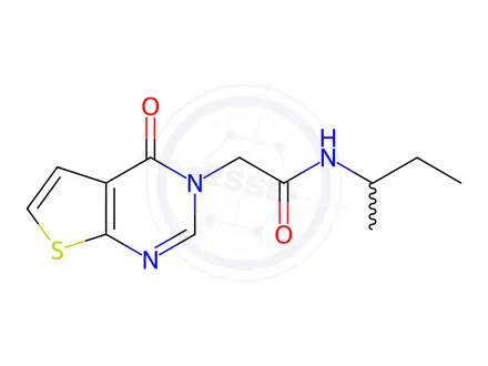 Chemical structure of n-(Sec-butyl)-2-(4-oxothieno[2,3-d]pyrimidin-3(4h)-yl)acetamide
