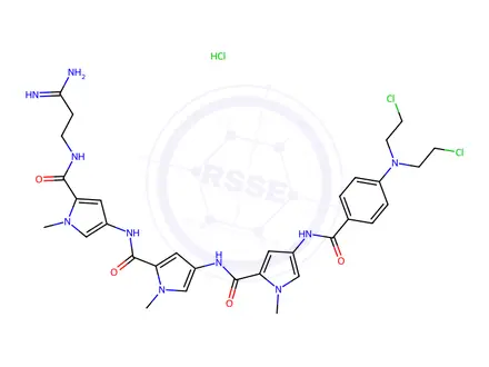 Chemical structure of Tallimustine