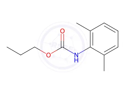 Chemical structure of (2,6-Dimethylphenyl)carbamic Acid Propyl Ester