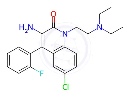 Chemical structure of Flurazepam Impurity 2