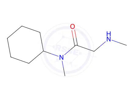 Chemical structure of N-Cyclohexyl-N-methyl-2-(methylamino)acetamide