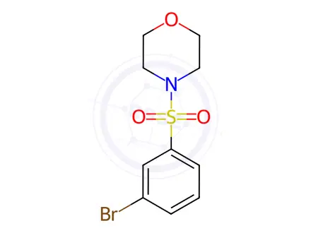 Chemical structure of 4-(3-Bromophenylsulfonyl)morpholine