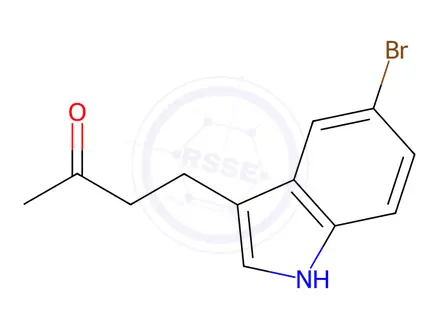 Chemical structure of 4-(5-bromo-1H-indol-3-yl)-2-butanone