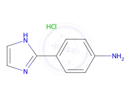 Chemical structure of 4-(2-Imidazolyl)aniline Hydrochloride