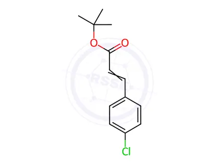 Chemical structure of tert-Butyl (E)-3-(4-chlorophenyl)acrylate