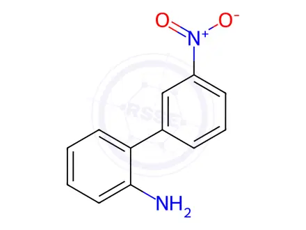 Chemical structure of 2AMINO3NITROBIPHENYL