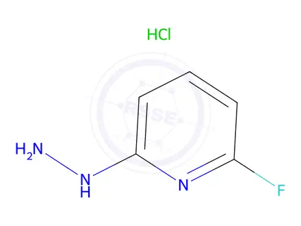 Chemical structure of 2-Fluoro-6-hydrazinylpyridine hydrochloride