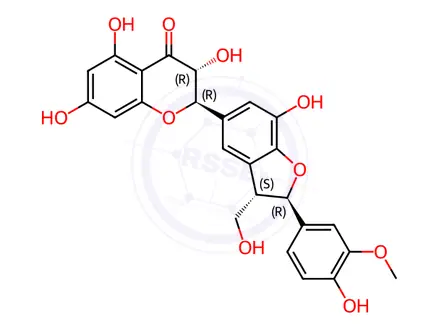 Chemical structure of Silicristin