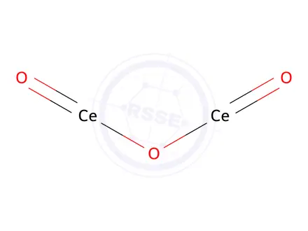Chemical structure of CERIUM OXIDE