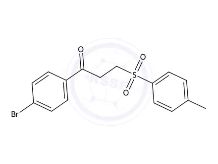 Chemical structure of 1-(4-Bromophenyl)-3-tosylpropan-1-one
