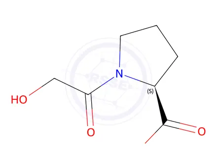 Chemical structure of (2-Hydroxyacetyl)-L-proline