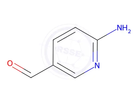 Chemical structure of 6-Aminopyridine-3-carboxaldehyde