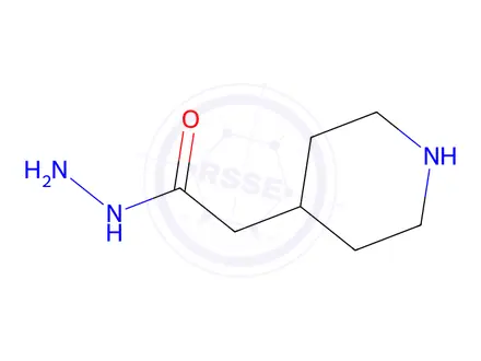 Chemical structure of 2-Piperidin-4-ylacetohydrazide