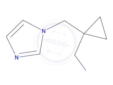 Chemical structure of (1-((1H-imidazol-1-yl)methyl)cyclopropyl)methanamine