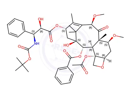 Chemical structure of Cabazitaxel