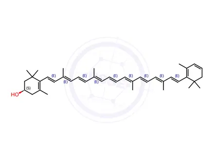 Chemical structure of Anhydrolutein III
