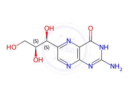Chemical structure of L-Monapterin