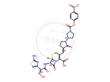 Chemical structure of Ceftobiprole Impurity 86