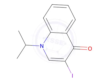 Chemical structure of 3-Iodo-1-isopropylquinolin-4(1H)-one