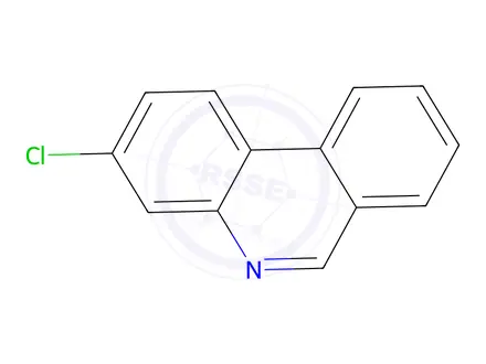 Chemical structure of 3-Chlorophenanthridine