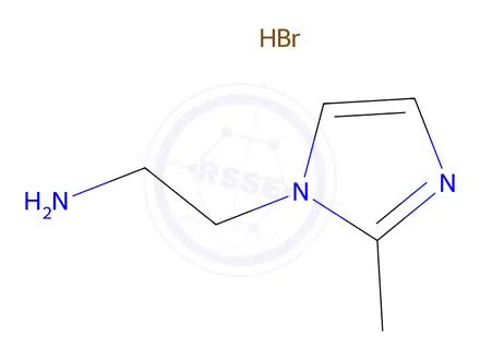 Chemical structure of 2-(2-methyl-imidazol-1-yl)-ethylamine hydrobromide