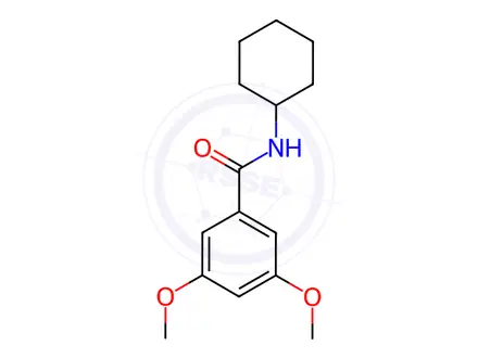 Chemical structure of N-cyclohexyl-3,5-dimethoxybenzamide