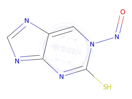 Chemical structure of N-Nitroso Mercaptopurine