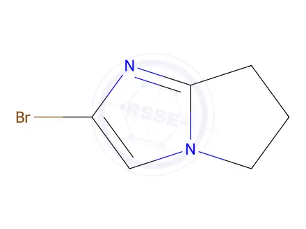 Chemical structure of 2-Bromo-5H,6H,7H-pyrrolo[1,2-a]imidazole