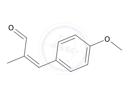 Chemical structure of 3-(4-Methoxyphenyl)-2-methylprop-2-enal