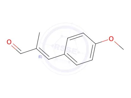 Chemical structure of (E)-3-(4-Methoxyphenyl)-2-methylacrylaldehyde