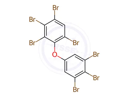Chemical structure of 2,3,3',4,4',5',6-Heptabromodiphenyl ether