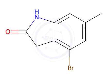 Chemical structure of 4-Bromo-6-methylindolin-2-one