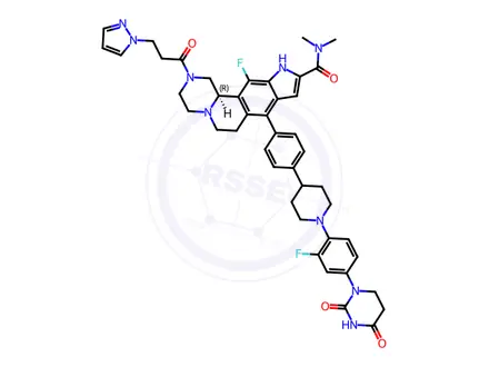 Chemical structure of Erythromycin EP Impurity E N-Oxide