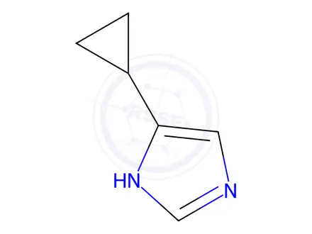Chemical structure of 4-Cyclopropyl-1H-imidazole