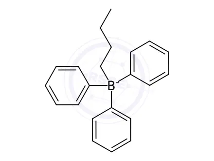 Chemical structure of N-(4-ACETYLBENZYL)-N,N,N-TRIMETHYL AMMONIUM BUTYLTRIPHENYL BORATE