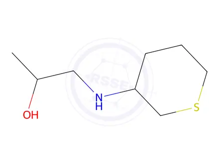 Chemical structure of 1-((Tetrahydro-2h-thiopyran-3-yl)amino)propan-2-ol