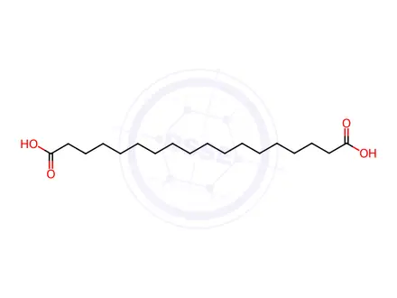 Chemical structure of Octadecanedioic acid