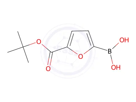 Chemical structure of 5-(t-Butoxy)carbonyl)furan-2-boronic acid