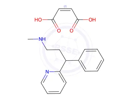 Chemical structure of Chlorphenamine Impurity 61Maleic Acid