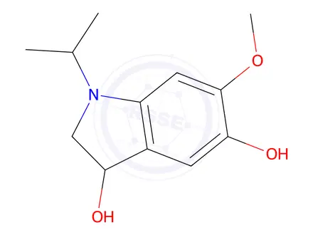 Chemical structure of 1-Isopropyl-6-methoxyindoline-3,5-diol