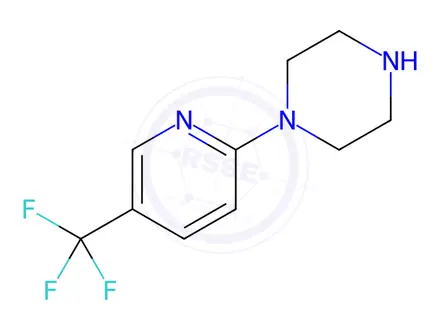 Chemical structure of 1-(5-Trifluoromethyl-pyridin-2-yl)-piperazine Dihydrochloride