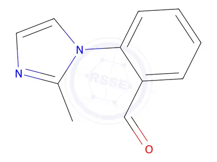 Chemical structure of 2-(2-Methyl-1H-imidazol-1-yl)benzaldehyde