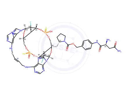 Chemical structure of (4S)-4α-Acetoxy-5α-[(R)-1-hydroxy-1,5-dimethyl-4-hexenyl]-2-methyl-2-cyclohexen-1-one
