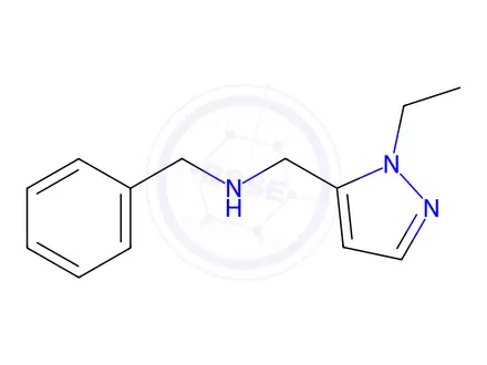 Chemical structure of Benzyl[(1-ethyl-1h-pyrazol-5-yl)methyl]amine