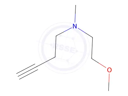 Chemical structure of (But-3-yn-1-yl)(2-methoxyethyl)methylamine