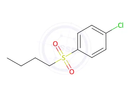 Chemical structure of Benzene, 1-(butylsulfonyl)-4-chloro-