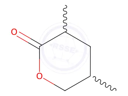 Chemical structure of Tetrahydro-3,5-dimethyl-2H-pyran-2-one