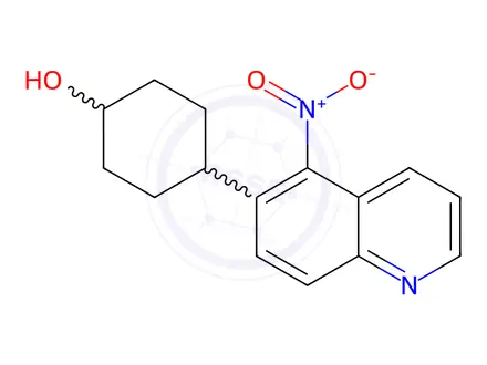 Chemical structure of 4-(5-Nitroquinolin-6-yl)cyclohexanol