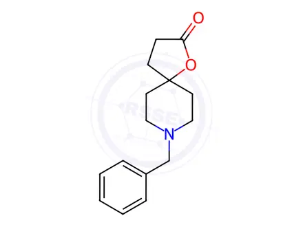 Chemical structure of 8-benzyl-1-oxa-8-azaspiro[4.5]decan-2-one